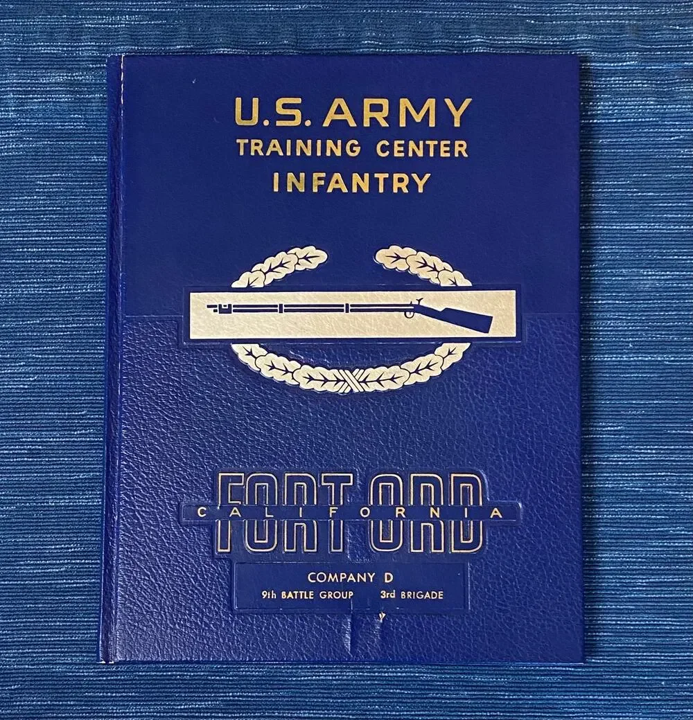 U.S. Army Training Infantry Yearbook Fort Ord Company D 9th Battle 3rd Brigade